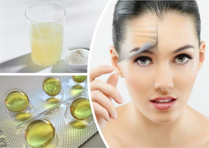 sérum aux vitamines pour le rajeunissement de la peau du visage